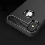 Rubber Carbon Fiber Case For iPhone X XR XS MAX Ultra Thin Silicone (New)