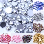 Imitation ABS Pearl Beads Flat Back 2 3 4 5 6 8 10 (New)
