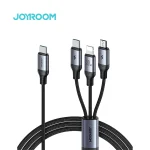 Joyroom A21 30W PD 3-in-1 Braided Fast Charging Cable (New)