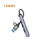 Ldnio Ds-64u USB-a Plus Type-C to USB 3 Plus USB 2 Hub (New)