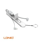 Ldnio LC130 3 in 1 Cable Storage Box with Type-C Connector (New)