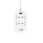 LDNIO SC4407C Universal Outlet 45W USB Power Strip with 4 AC Outlets (New)