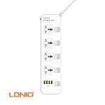 Ldnio SC4408C 4AC Power Socket with 4USB Power Strip (New)