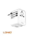Ldnio Z6 3 USB Ports 65W GaN Travel Adapter (New)