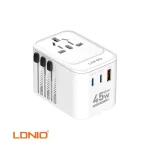 Ldnio Z8 3USB Ports 45W GaN Travel Adapter (New)