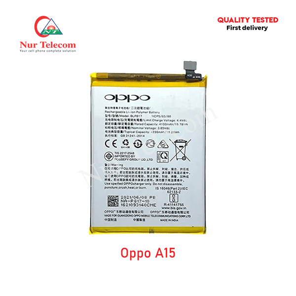 Oppo-A15-Battery-Price Oppo A15 High Quality Battery Price in Bangladesh (New) - Image 1