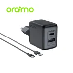 Oraimo OCW-5184E+C53 Cannon 18S 18W Charger with Type-C Cable (New)