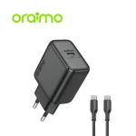 Oraimo OCW-5251ECC 25w GaN Ultra Fast Type-C Charger (New)