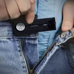 5 Pant Extender Belt Unisex Waist Band Tight Trousers Jeans Skirts Maternity Button (New)