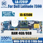 DDA30 LA-F291P DELL Latitude 7390 Notebook Mainboard LA-F291P 0HVW90 (New)