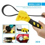Adjustable Strap Spanner Wrench Belt Oil Filter Puller Removal Tool Locking Wrench Disassembly (New)