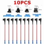 10 Micro2 MINI SMALL MEDIUM Size Car Fuse Holder Circuit TAP Adapter Micro (New)