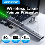 Vention Wireless Laser Pointer Presenter 100m 2.4Ghz USB C for (New)