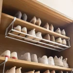 Adjustable Shoe Rack | Space Saving Layered Organizer For Home Shoe Cabinets | Under Shelf (New)