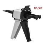 Dental Impression Mixing Dispensing Gun 1:1 2:1 Universal Silicone Rubber Dental Gun 4:1 10:1 (New)