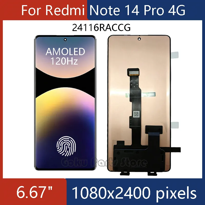 S0369f1762c484a73a410cc4702dd1664F AMOLED 120Hz Xiaomi Redmi Note 14 Pro (New) - Image 1