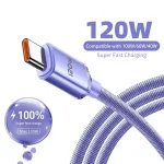 120W USB Type C Cable Type C to Type C Fast Charging Cord (New)