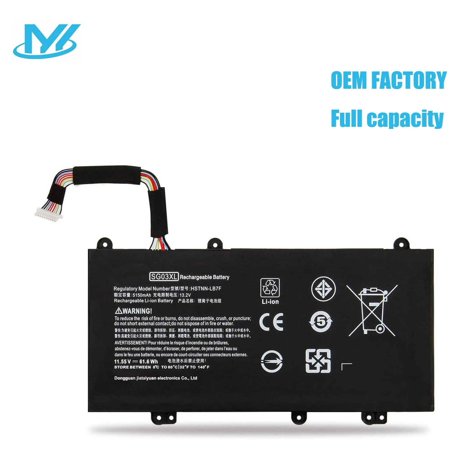 S0383ab7b7872488dbaa5de5db66a088eH.webp 3600MAH SG03XL Battery Lithiium ion Battery 11.55V 61.6Wh 3680mAh HP Envy (New) - Image 1