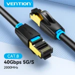 Vention Ethernet Cable Cat8 40Gbps 2000MHz Network Lan Core for (New)