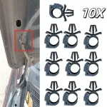 10 Car Wiring Harness Fastener Car Cable Fixed Buckle Clip Multifunction Cable Fixed (New)