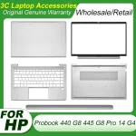 New For HP Probook 440 G8 445R 445 G8 G9 Laptop LCD Back Cover Screen Front Bezel Palmrest Upper Housing Case Bottom Base (New)