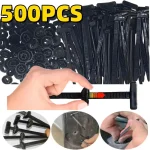 500 10  Nylon Universal Cable Tie Buckle Heavy Duty Self Locking Nylon Zip Ties (New)