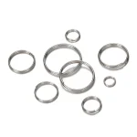 50 Key Ring Connector for DIY Keychain Making Findings (New)