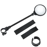 1 Bike Mirror Bike Handlebar Rearview Mirror Rotatable And Adjustable Wide Angle Rear (New)