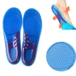 1 Pair Man Women Orthotic Arch Support Massage Insole Unisex Silicone Anti Slip (New)