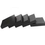 1 Black Rubber Sheets Damping Gasket Pad 50x50mm 100x100mm Thick 10mm 15mm 20mm (New)