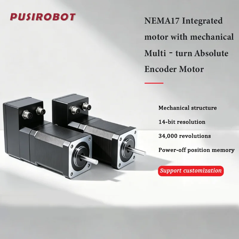 S07088ef278934607899c3363289cf208x.webp Battery Stepper Motor with Built-in Mechanical Multi-Turn Absolute Encoder No Battery Permanent Position (New) - Image 1