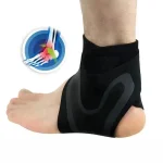 1 Adjustable Ankle Support Pad Ankle Sleeve Pressure Anti Spinning Elastic Breathable Support Fitness (New)