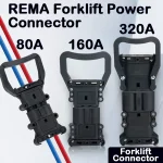Battery High Current 1/5/20Set REMA Electric forklift charging male female connector DC 150V (New)