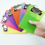 Portable Multi Function Clipboard Organizer: Hangable Mini Plastic Note Holder for Home Office School (New)