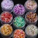100 Gradient Glass Two color Beads Cats Eye Spacer Loose Beads for DIY Necklaces (New)