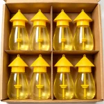 5 1 Wasp Traps Waterproof Hanging Hornets Trap for Indoor Outdoor Reusable Garden Fruit (New)