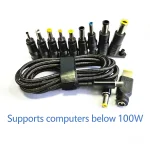 100W Type C DC Power Adapter, USB C Fast Charging Cable For Lenovo Asus HP (New)