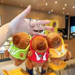 Cute Small Size Capybara Plush Toy With Wings Hoodie Simulation Capybara Doll Fluffty (New)