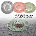 1 3 Hair Filter Sink Anti Blocking Strainer Deodorant Silicone For Bathtub Shower Floor Kitchen (New)
