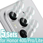 1-5sets Honor 400 Pro/Lite Tempered Glass Back Lens Protector (New)