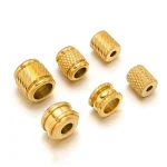20 Stainless Steel Texture Tube Loose Beads Gold Color Woven Rope Beads for (New)