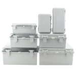 IP67 Waterproof Plastic Enclosure With Hasp Electrical Junction Box Outdoor Sealed Switch Power (New)
