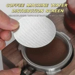 Stainless Steel Secondary Water Distribution Screen Coffee Machine Portafilter Basket Sintered Uniform Extraction (New)