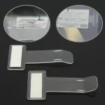 1 2 4 5 10 Plastic Car Styling Parking Ticket Holder Car Fastener Card Holder Mounting Fastener (New)