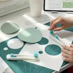 360Â° Adjustable Circle Cutter & Replacement Blade   Precision Scrapbooking Tool for Perfect (New)