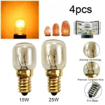 4 E14 Salt Lamp Globe Bulb 25W Light Bulbs 240V Refrigerator Oven Replacement (New)