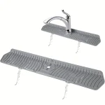 24.01 29.92 Inch Kitchen Long Silicone Sink Faucet Mat Splash Guard for Absorbent Sink (New)