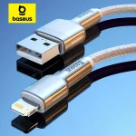 Baseus USB Cable for iPhone 14 11 12 Pro Max Xs Xr X (New)