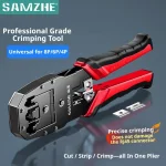 SAMZHE RJ45 Crimper Tools Crimping Pliers Ethernet Network Cable Crimper (New)