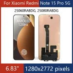 6.83" AMOLED Screen Assembly Xiaomi Redmi Note 15 Pro (New)